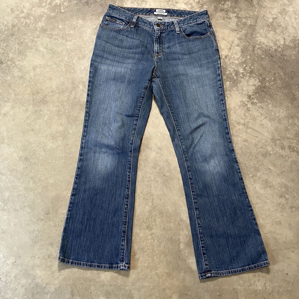 LL Bean Jeans Womens‎ 6 Petite Favorite Fit Cotton Blend Mid Rise Denim